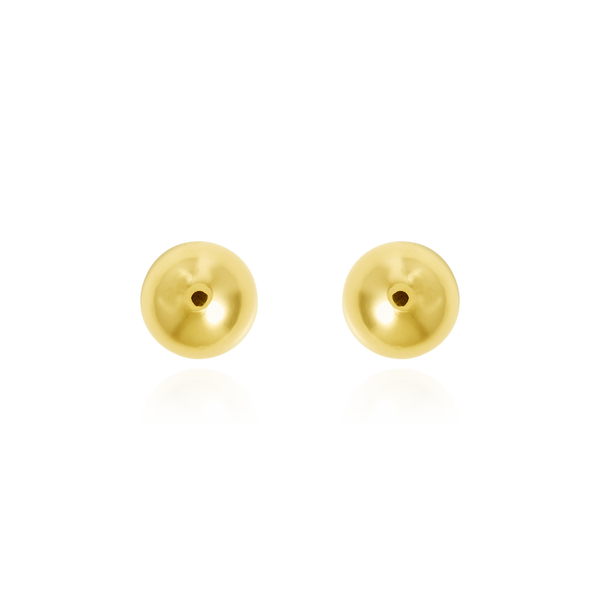 Boucles d'oreilles clous Grain d'Or, en Or Jaune 18 Carats - 750/000.  Offrir une boucle d'oreille c'est être sûr que le cadeau plaira.   CARACTERISTIQUES :  Poids en 5mm (gr) : 0.54   Poids en 6mm (gr) : 0.71   Poids en 8mm (gr) : 0.93   Matière : Or 18 Carats - 750/000 18937