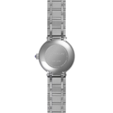 Réf : 1630B59  La maison horlogère Herbelin sort une nouvelle collection : Galet. Ce modèle au mouvement automatique est un mélange entre classicisme et modernité. Une véritable montre-bracelet tout en acier inoxydable qui habillera avec élégance les poignets féminins. Arborant un cadran en nacre véritable ponctué de chiffres romains, Galet apparait comme une montre délicate et épurée.