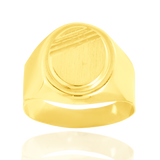 Chevalière ovale, montée d'un plateau mate et strié, en Or Jaune 18 Carats - 750/000  La chevalière est le bijou indémodable qui a su traverser les époques pouvant se transmettre de père en fils.  Gravure possible   CARACTERISITIQUES:   Largeur (mm) : 15.00 Poids (gr) : 4.00         Matière : Or 18 Carats - 750/000 18214 