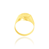 Chevalière ovale, montée d'un plateau mate et strié, en Or Jaune 18 Carats - 750/000  La chevalière est le bijou indémodable qui a su traverser les époques pouvant se transmettre de père en fils.  Gravure possible   CARACTERISITIQUES:   Largeur (mm) : 15.00 Poids (gr) : 4.00         Matière : Or 18 Carats - 750/000 18214 