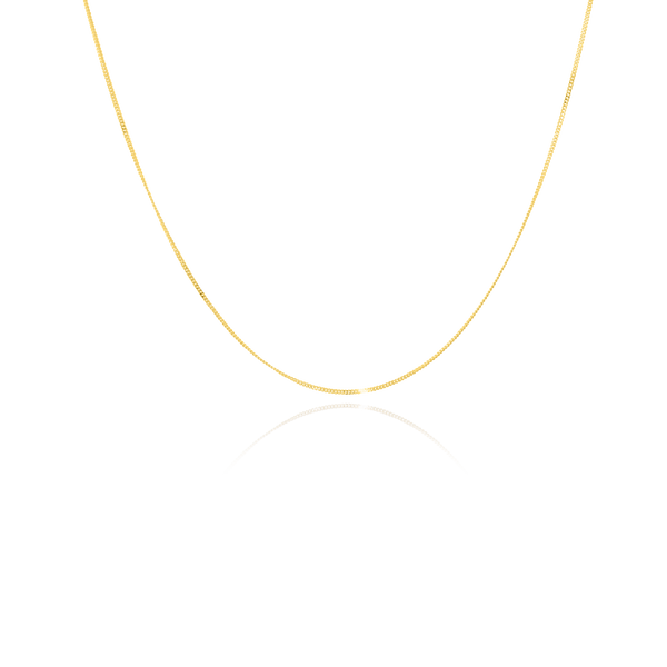 Laissez-vous charmer par cette chaîne maille Gourmette massive, en Or Jaune 18 Carats - 750/000.  Symbole d'amitié ou de séduction, chaînes et colliers n'ont qu'un but : sublimer votre cou.    CARACTERISTIQUES :  Longueur (cm) : 45.00 Poids en 0.7mm (gr) : 1.04 Poids en 0.9mm (gr) : 1.58 Matière : Or 18 Carats - 750/000 18569-18570