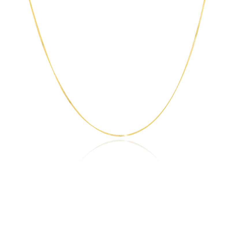 Laissez-vous charmer par cette chaîne maille Gourmette massive, en Or Jaune 18 Carats - 750/000.  Symbole d'amitié ou de séduction, chaînes et colliers n'ont qu'un but : sublimer votre cou.    CARACTERISTIQUES :  Longueur (cm) : 45.00 Poids en 0.7mm (gr) : 1.04 Poids en 0.9mm (gr) : 1.58 Matière : Or 18 Carats - 750/000 18569-18570