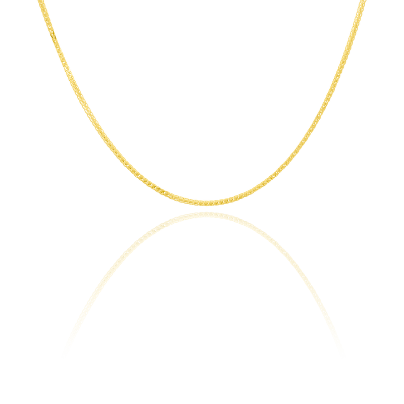 Laissez-vous charmer par cette chaîne en maille Palmier carrée et massive, en Or Jaune 18 Carats - 750/000.  Symbole d'amitié ou de séduction, chaînes et colliers n'ont qu'un but : sublimer votre cou.   CARACTERISTIQUES :  Epaisseur (mm) : 1.40 Poids en 45cm (gr) : 3.81 Poids en 60cm (gr) : 4.74 Matière : Or 18 Carats - 750/000 20691-20832