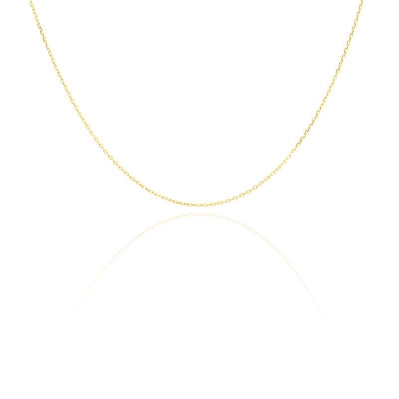 Laissez-vous charmer par cette chaine maille Forçat massive en Or Jaune 18 Carats - 750/000.  Symbole d'amitié ou de séduction, chaînes et colliers n'ont qu'un but : sublimer votre cou.    CARACTERISTIQUES :  Epaisseur (mm): 0.80 Poids en 42 cm (gr) : 1.25 Poids en 45 cm (gr) : 1.40 Matière : Or 18 Carats - 750/000 19607-19606