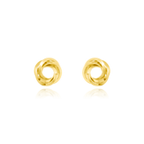 Boucles d'oreilles clous Nœud lisse, en Or Jaune 18 Carats - 750/000.  Offrir une boucle d'oreille c'est être sûr que le cadeau plaira.   CARACTERISTIQUES :  Poids en 7mm (gr) : 1.28  Matière : Or 18 Carats - 750/000 19640