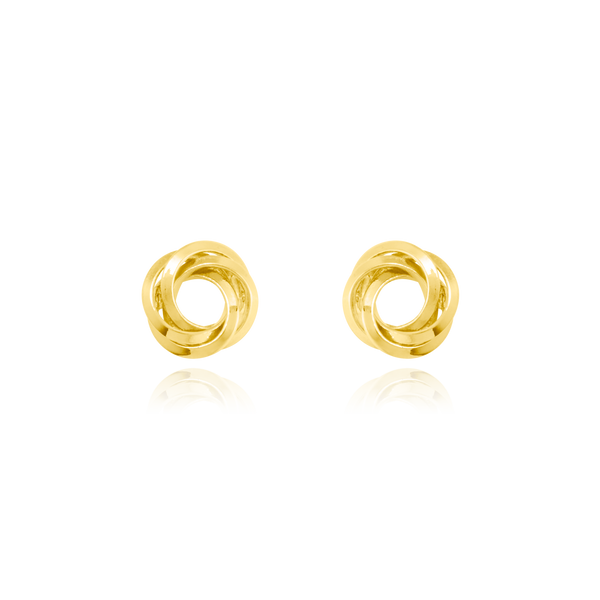 Boucles d'oreilles clous Nœud lisse, en Or Jaune 18 Carats - 750/000.  Offrir une boucle d'oreille c'est être sûr que le cadeau plaira.   CARACTERISTIQUES :  Poids en 7mm (gr) : 1.28  Matière : Or 18 Carats - 750/000 19640