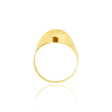 Chevalière ovale, montée d'un plateau mate, en Or Jaune 18 Carats - 750/000  La chevalière est le bijou indémodable qui a su traverser les époques pouvant se transmettre de père en fils.  Gravure possible   CARACTERISITIQUES:   Largeur (mm) : 13.00 Poids (gr) : 3.00        Matière : Or 18 Carats - 750/000 19790