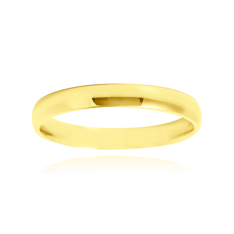 Yellow Gold Alliance 18 Carat Bague De Mariage/Alliance Homme
