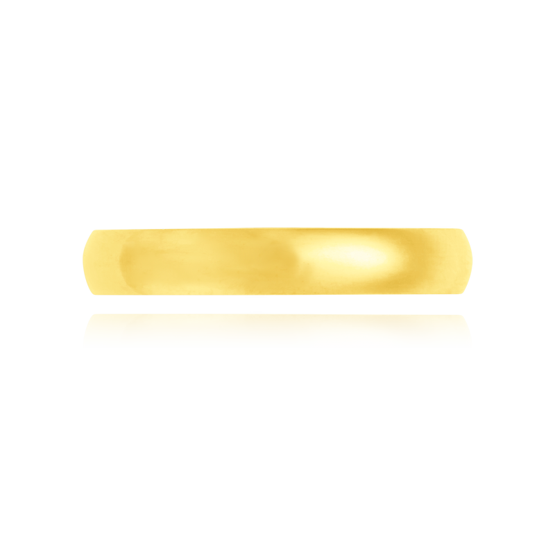 Alliance lisse bombée 3mm, en Or Jaune 18 Carats - 750/000.  L'alliance est plus qu'un simple bijou, il est la matérialisation physique d'un amour inconditionnel entre deux êtres.  Gravure possible   CARACTERISTIQUES :  Poids (gr) : 2.06 Largeur (mm): 3.00 Matière : Or 18 Carats - 750/000 19792