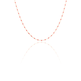 Chaine de cheville maille Forçat et perles de résine de différentes couleurs, en Or Rose 18 Carats - 750/000.   CARACTERISTIQUES :  Longueur (cm) : 27.00 Poids (gr) : 1.15 Matière : Or 18 Carats - 750/000 20405-20402-20400