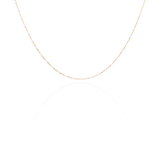 Chaine de cheville maille Forçat et perles de résine de différentes couleurs, en Or Rose 18 Carats - 750/000.   CARACTERISTIQUES :  Longueur (cm) : 27.00 Poids (gr) : 1.15 Matière : Or 18 Carats - 750/000 20405-20402-20400