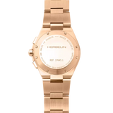 Réf : 37645BPR14   Découvrez la montre Cap Camarat, une pièce remarquable de la collection inspirée par le légendaire lieu de la French Riviera. Cap Camarat incarne l'élégance à la française et le savoir-faire horloger de qualité. Son bracelet et son boîtier en acier PVD Or Rose confèrent à la montre une robustesse et une durabilité exceptionnelles.