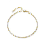 Bracelet rivière serti de zirconium en Argent - 925/1000 rhodié, rosé ou doré.  Qu'il soit classique ou fantaisiste, le bracelet saura sans conteste faire plaisir.   CARACTERISTIQUES :  Poids (gr) : 3.30g Matière : Argent - 925/000 