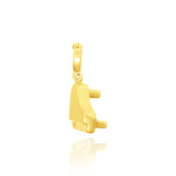 Pendentif en forme de piano en Or Jaune 18 Carats - 750/000.     CARACTERISTIQUES :  Dimensions H x l (mm) : 12.3 x 11.4 Poids (gr) : 1.43 Matière : Or 18 Carats - 750/000 1487