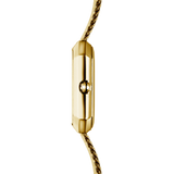 REF: 17426/BP59  Par son esthétisme minimaliste, Octogone est un modèle concentré d’élégance. Avec son cadran en nacre blanche véritable et son bracelet et boitier ( 24.5x24.5mm) en plaqué or jaune, elle assure un look chic. Son étanchéité et efficace jusqu'à 30 mètres.  La montre, plus qu'un instrument de mesure du temps, un accessoire de mode indispensable.
