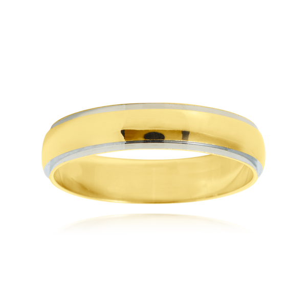 Alliance bombée lisse, en Or Jaune et Or Blanc 18 Carats - 750/000.  L'alliance est plus qu'un simple bijou, elle est la matérialisation physique d'un amour inconditionnel entre deux êtres.  Gravure possible   CARACTERISTIQUES :  Largeur (mm) : 4.10 Poids (gr) : 2.90 Matière : Or 18 Carats - 750/000 18654
GuadeloupeMartiniqueGuyaneFranceAntilles