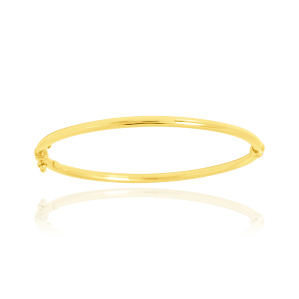 Jonc lisse en Or Jaune 18 Carats - 750/000.  Qu'il soit classique ou fantaisiste, le bracelet saura sans conteste faire plaisir.  CARACTERISTIQUES :  Diamètre jonc (cm) : 6.00 Poids (gr) : 4.18 Matière : Or 18 Carats - 750/000 18728 