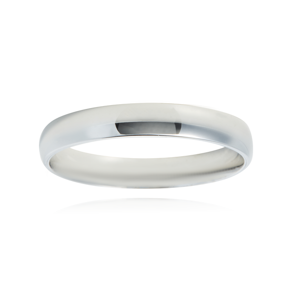 Alliance lisse en Or Blanc 18 Carats - 750/000.  L'alliance est plus qu'un simple bijou, elle est la matérialisation physique d'un amour inconditionnel entre deux êtres.  Gravure possible   CARACTERISTIQUES :  Poids (gr) : 2.50 Largeur (mm) : 4.00 Matière : Or 18 Carats - 750/000 19652 