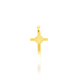 Pendentif en forme de Croix de Saint-Christophe double face, en Or Jaune 18 Carats - 750/000.   CARACTERISTIQUES :  Dimensions H x l (mm) : 27.8 x 17.8  Poids (gr) : 1.48 Matière : Or 18 Carats - 750/000 19825