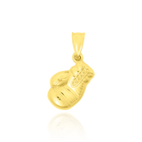 Pendentif en forme de Gant de boxe en Or Jaune 18 Carats - 750/000.     CARACTERISTIQUES :  Dimensions H x l (mm) : 14.5 x 10 Poids (gr) : 0.88 Matière : Or 18 Carats - 750/000 19989 