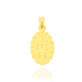 Pendentif vierge miraculeuse en Or Jaune 18 Carats - 750/000.     CARACTERISTIQUES :  Dimensions H x l (mm) : 15.8 x 11.1 Poids (gr) : 0.86 Matière : Or 18 Carats - 750/000 20360 