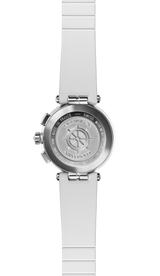 REF: 35688-AP19CW  La maison Michel Herbelin, connue pour son savoir-faire et la qualité de ses produits, propose un nouveau modèle de montre destinée aux femmes, dans sa collection Newport Chrono. Ce garde-temps est doté d'un boîtier de 35mm, d'un cadran de forme arrondie, et sa couleur blanche avec sa finition nacrée donne à ce modèle de l'élégance et de la légèreté. Son bracelet en caoutchouc FKM de couleur blanche permet à la montre d'être résistante face aux aléas du quotidien. 