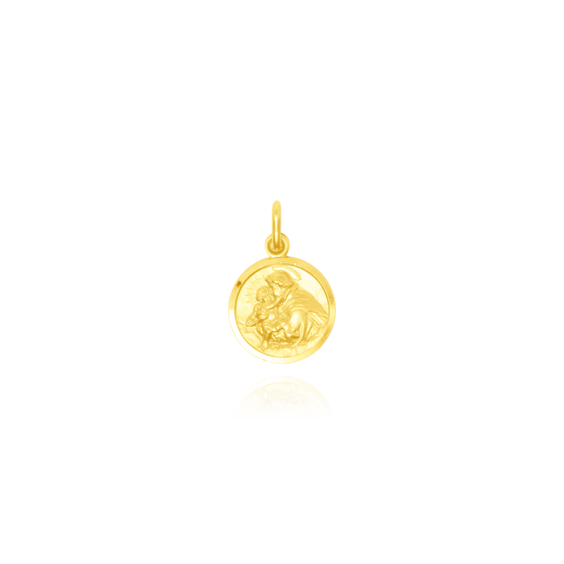 Pendentif Saint-Georges en Or Jaune 18 Carats - 750/000.     CARACTERISTIQUES :  Poids (gr) : 2.77 Diamètre (mm) : 14.5 Matière : Or 18 Carats - 750/000 721 